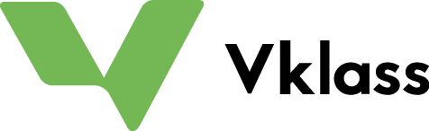 Logotyp för V-klass, ett stort grönt v.