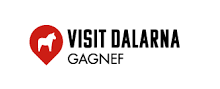 Logo med texten Visit Dalarna Gagnef